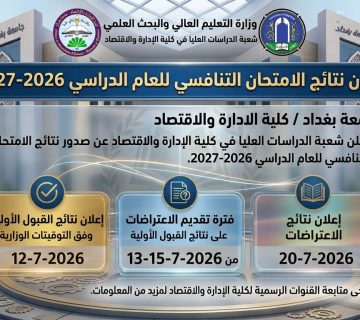 نتائج الامتحان التنافسي